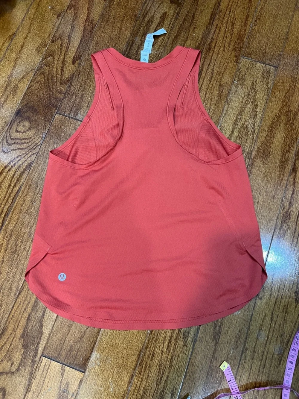 23. Lululemon size 2 fast and free running training tank burnt orange